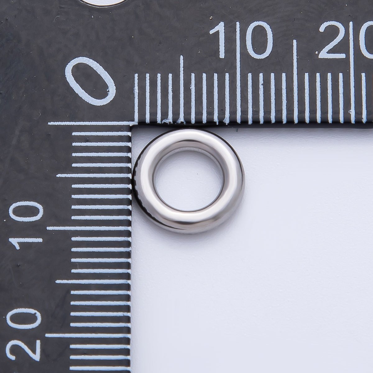 Gold 10mm Open Circle Spacer Bead in Gold &amp; Silver 10pcs | B-00166