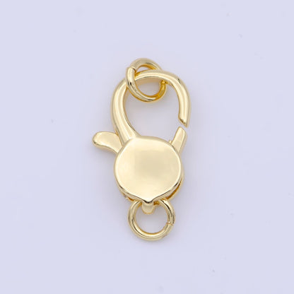 Gold 22.5mm Round Lobster Claw Clasps Jewelry Making Closure | K-290