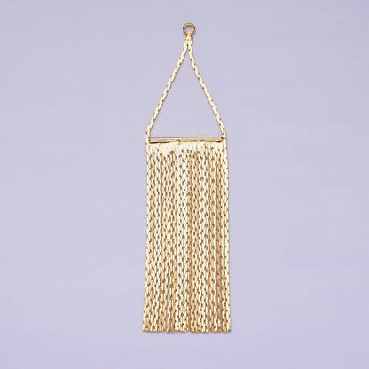 Gold 75mm Multiple Box Chain Rectangular Tassel Charm Jewelry Making Supply Fringe Jewelry | Z932