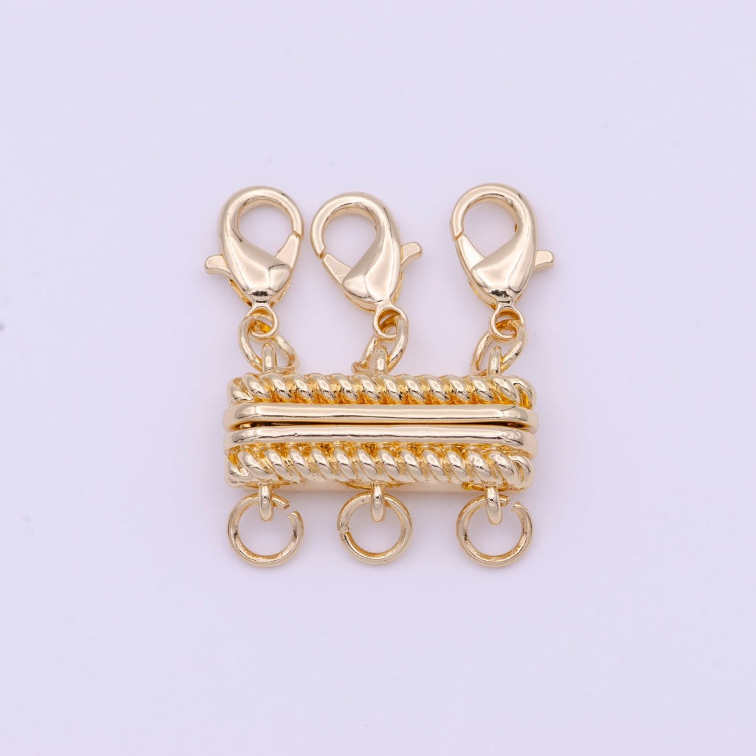 Gold Braided Magnetic Lobster Clasps Detangler Jewelry Supply | K-082 K-292