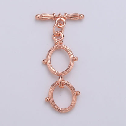 Gold Buoy Toggle Clasp with Jumpring Ship Sailor Clasp Gold Filled Toggle Clasp  L-096~L-099