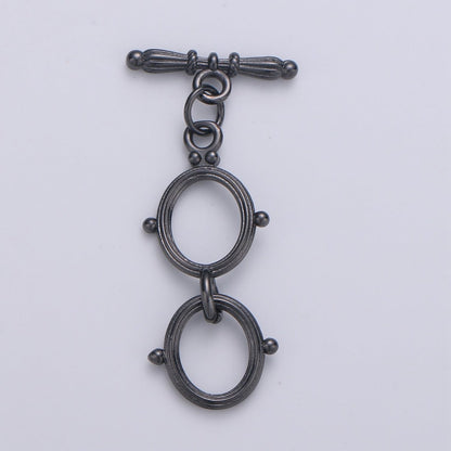 Gold Buoy Toggle Clasp with Jumpring Ship Sailor Clasp Gold Filled Toggle Clasp  L-096~L-099