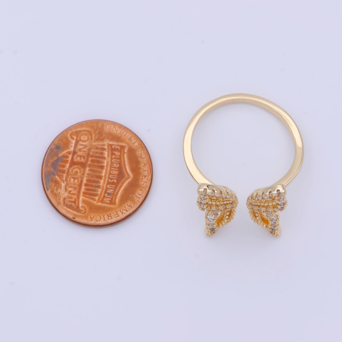 Gold Butterfly Ring Dainty Monarch Ring, Adjustable Ring, Minimalist Cz Ring, Micro Pave Ring, Gold Open Ring, Dainty Jewelry R044