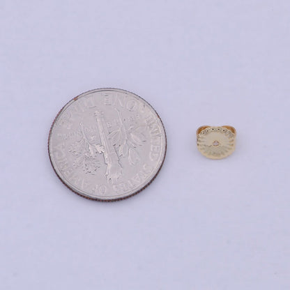 Gold Earring Backs for Stud Earring ,Adjustable Hypoallergenic Earring Backs For Jewelry Making Supply K-799