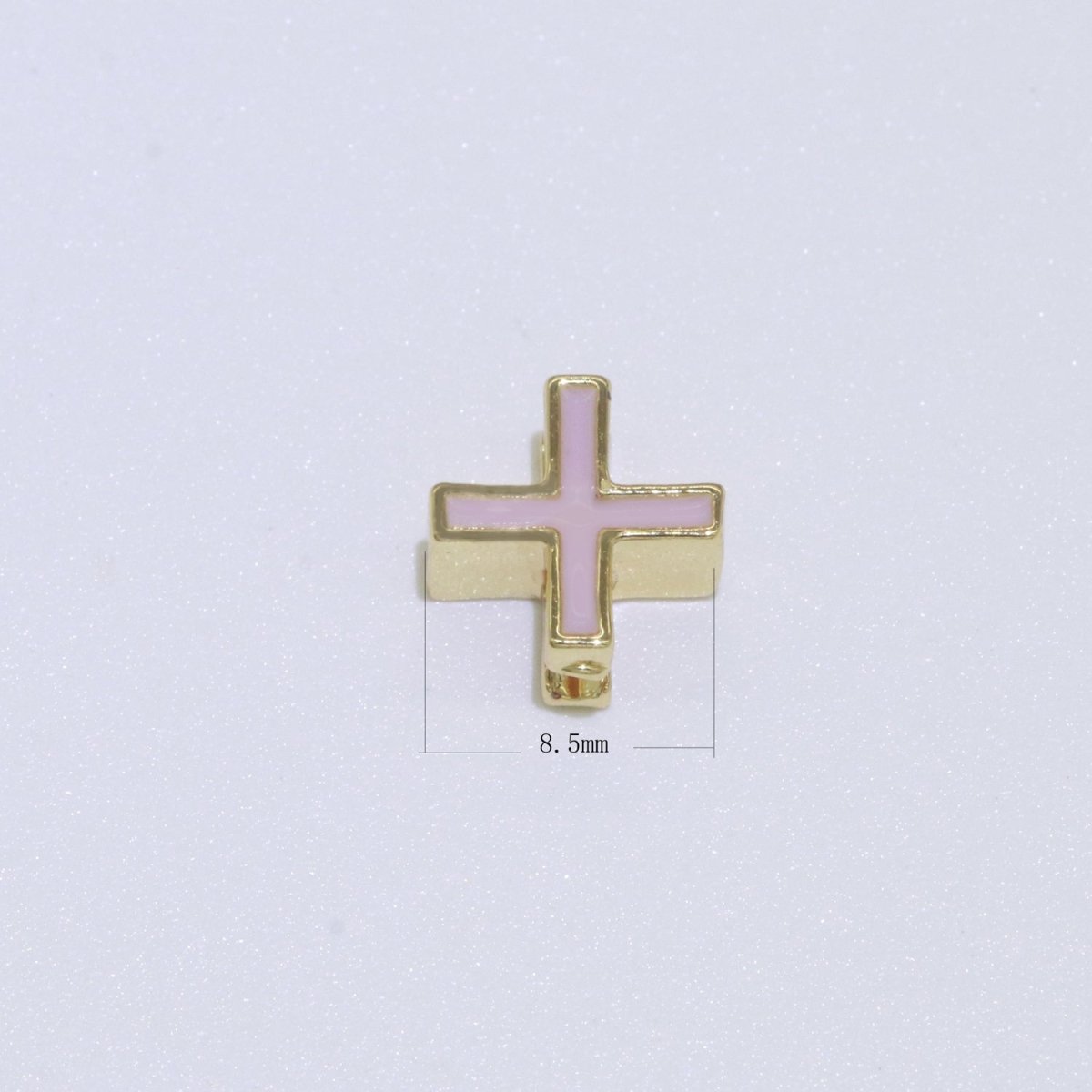 Gold Enamel Spacer Beads, Symbol Beads, Ampersand Beads Heart Star Pink Red Enamel Beads for Bracelet Necklace Component 8mm,10mm B-516 to B-521