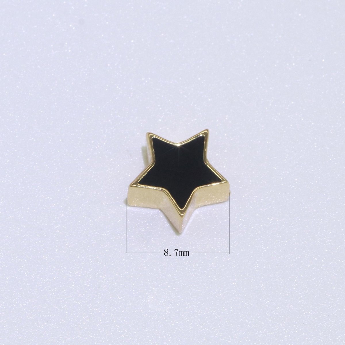 Gold Enamel Spacer Beads, Symbol Beads, Ampersand Beads Heart Star Pink Red Enamel Beads for Bracelet Necklace Component 8mm,10mm B-516 to B-521