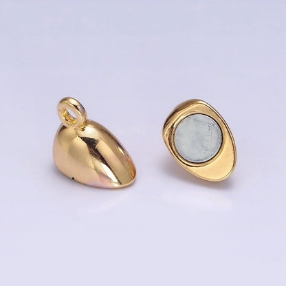 Gold Filled 15mm Heart Magnetic Connector G-645