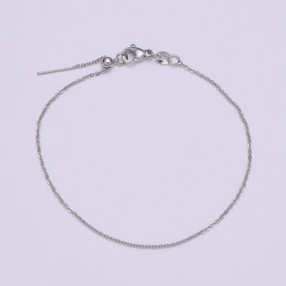 Gold Filled 18.5mm Chain with Lobster Clasp For Necklace Anklet DIY Jewelry Making  L-202~L-205