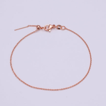 Gold Filled 18.5mm Chain with Lobster Clasp For Necklace Anklet DIY Jewelry Making  L-202~L-205