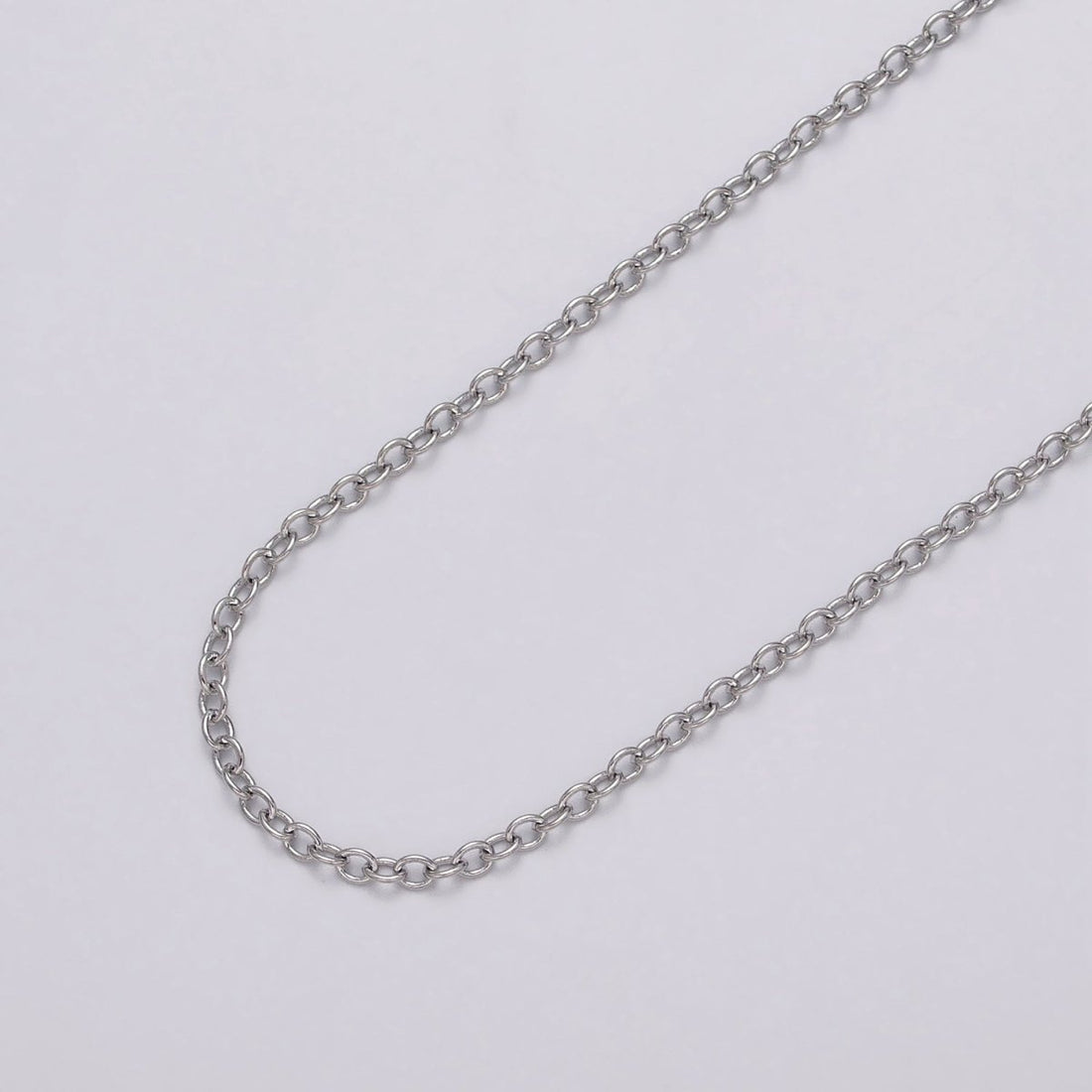 Gold Filled 2.2mm Cable Minimalist Dainty Unfinished Chain by Yard in Gold &amp; Silver | ROLL-1036, ROLL-1099 Clearance Pricing