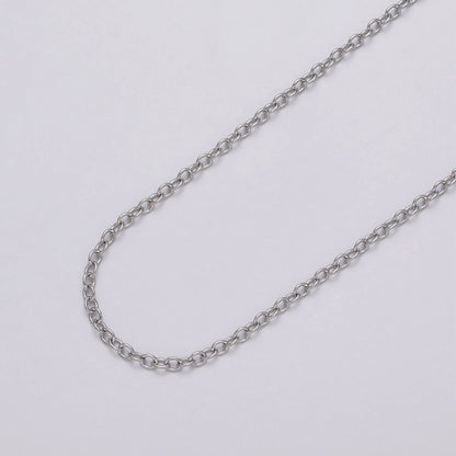 Gold Filled 2.2mm Cable Minimalist Dainty Unfinished Chain by Yard in Gold &amp; Silver | ROLL-1036, ROLL-1099 Clearance Pricing