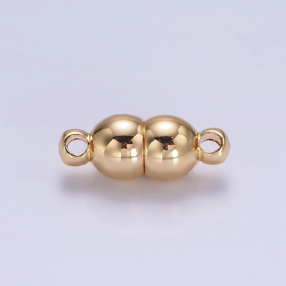Gold Filled 6mm Double Round Bead Magnetic Connector G-649