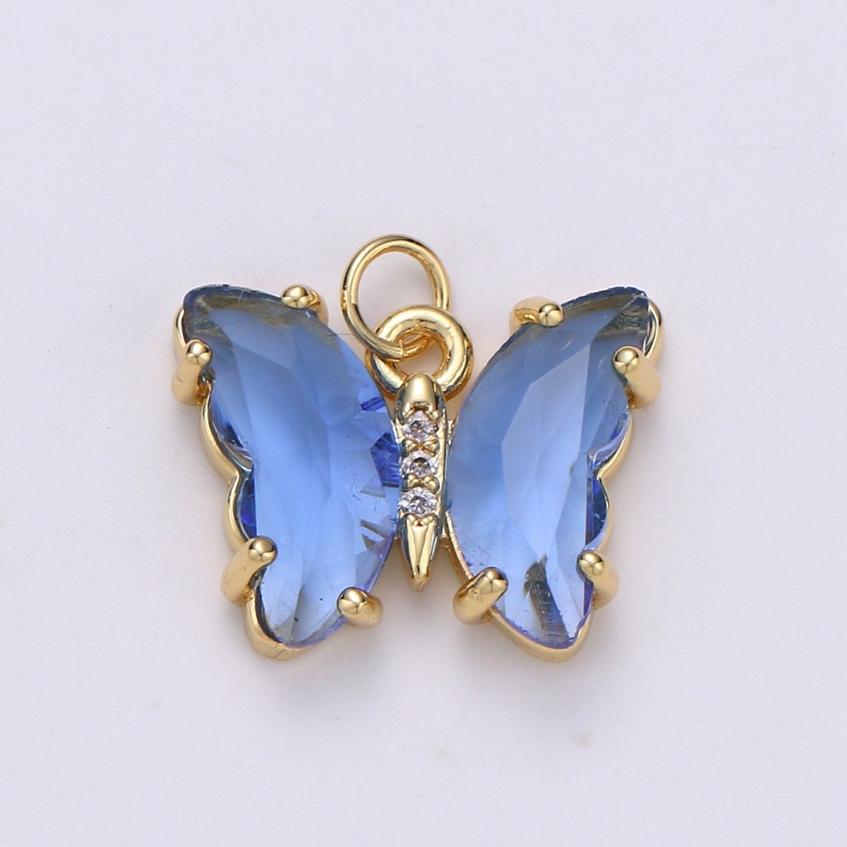 Gold Filled Acrylic Butterfly Charm E-023 E-025 E-326 - E-330