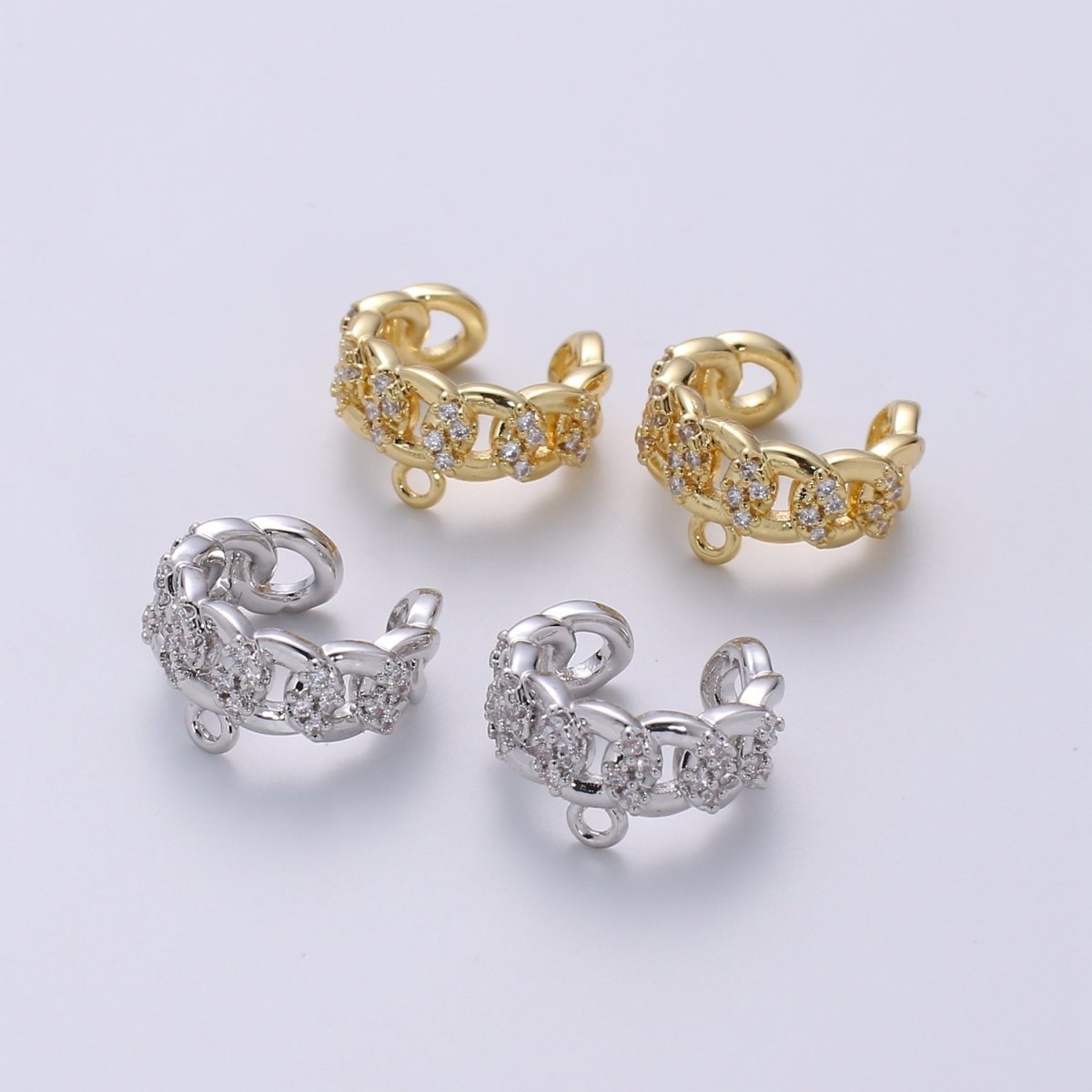 Gold Filled Chain Earcuffs For DIY Earcuffs L-289~L-290