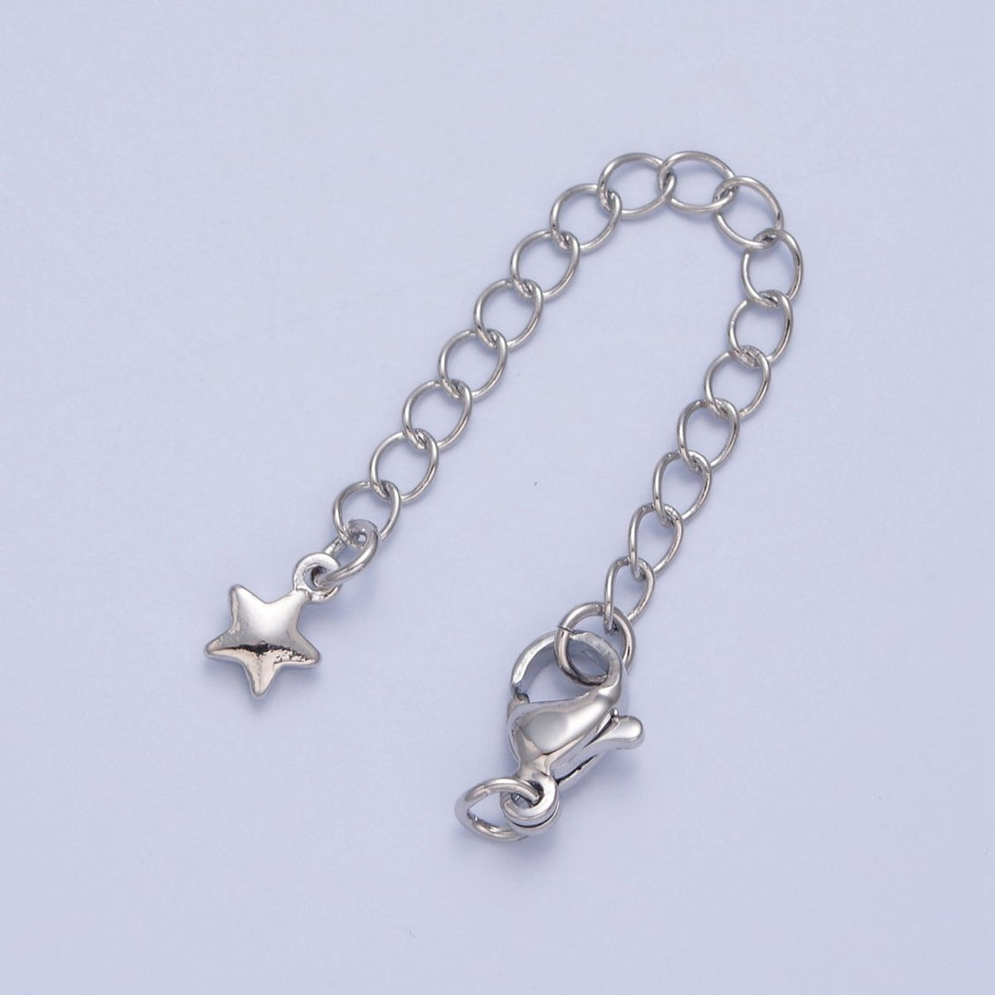 Gold Filled Chain Extender Celestial Star Lobster Clasps Closure Set Supply in Gold &amp; Silver  L-743 L-776