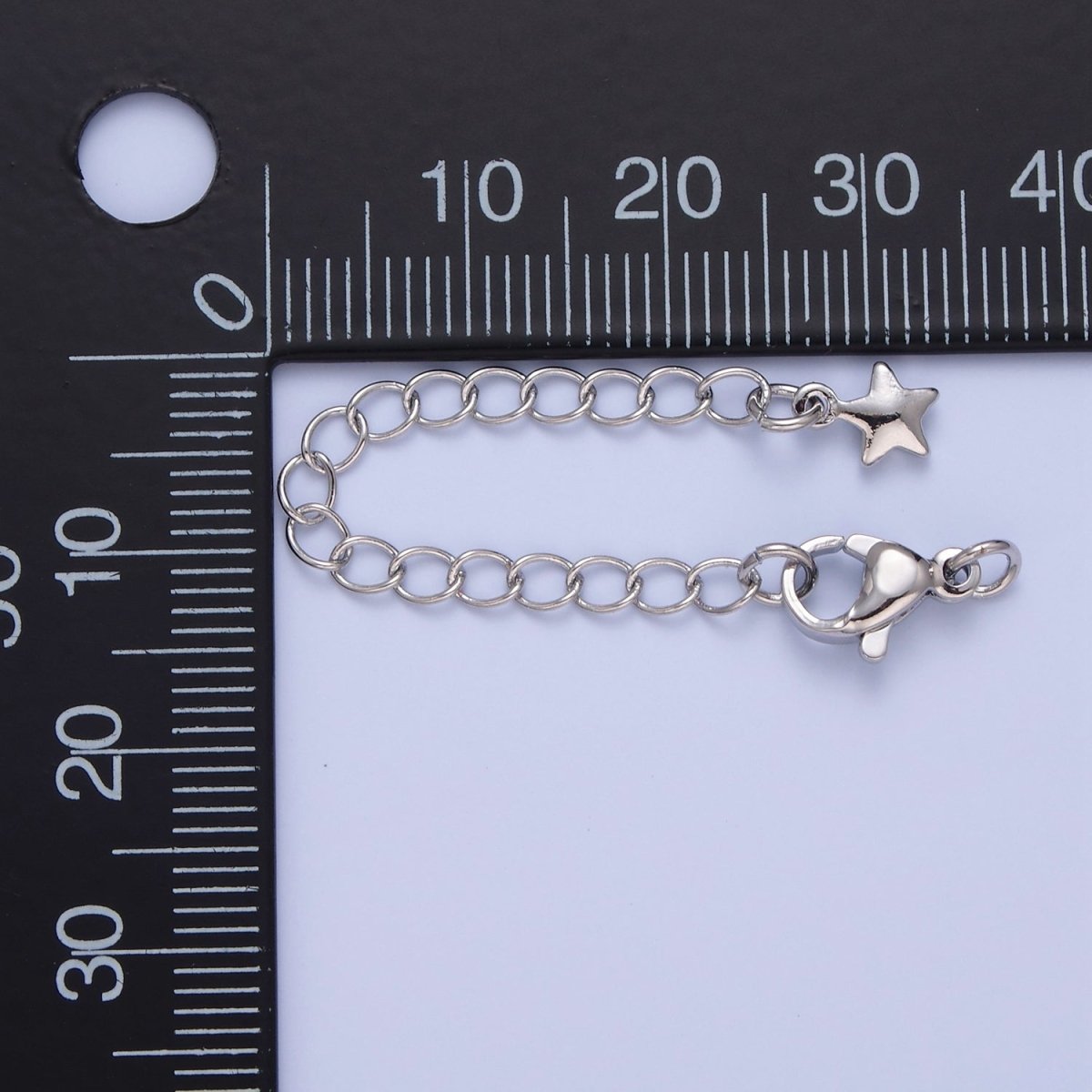 Gold Filled Chain Extender Celestial Star Lobster Clasps Closure Set Supply in Gold &amp; Silver  L-743 L-776