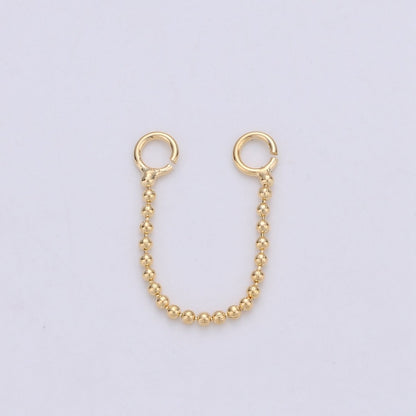 Gold Filled Chain Extender For DIY Necklace Bracelet Jewelry Making - K-398