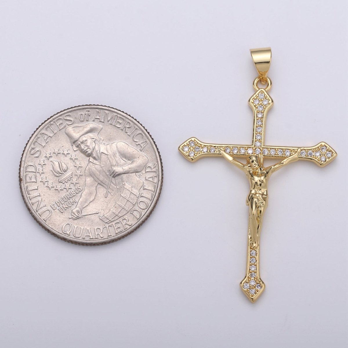 Gold Filled Cross Crucifix Pendants  I-879