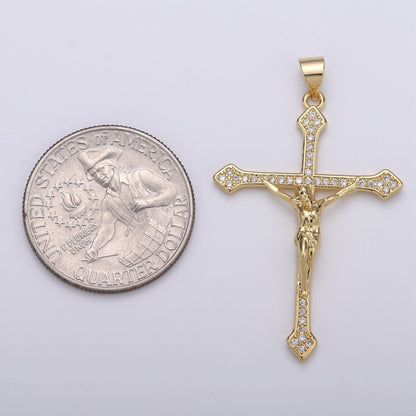 Gold Filled Cross Crucifix Pendants  I-879