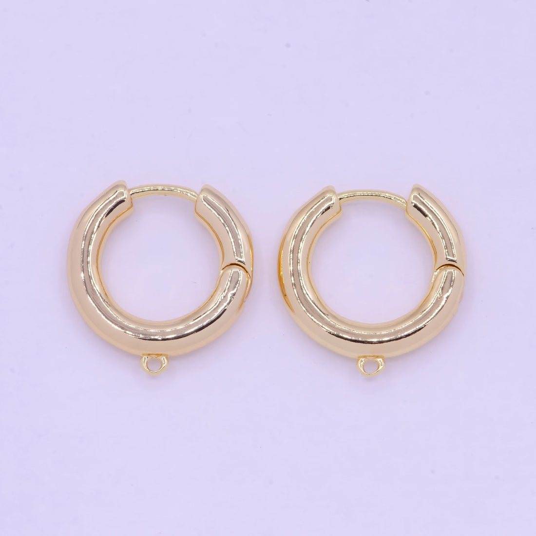 Gold Filled Earring Hoops Lever Back one touch w/ Close link Lever Hoop earring Nickel free Lead Free for Earring Charm Making Findings L-846