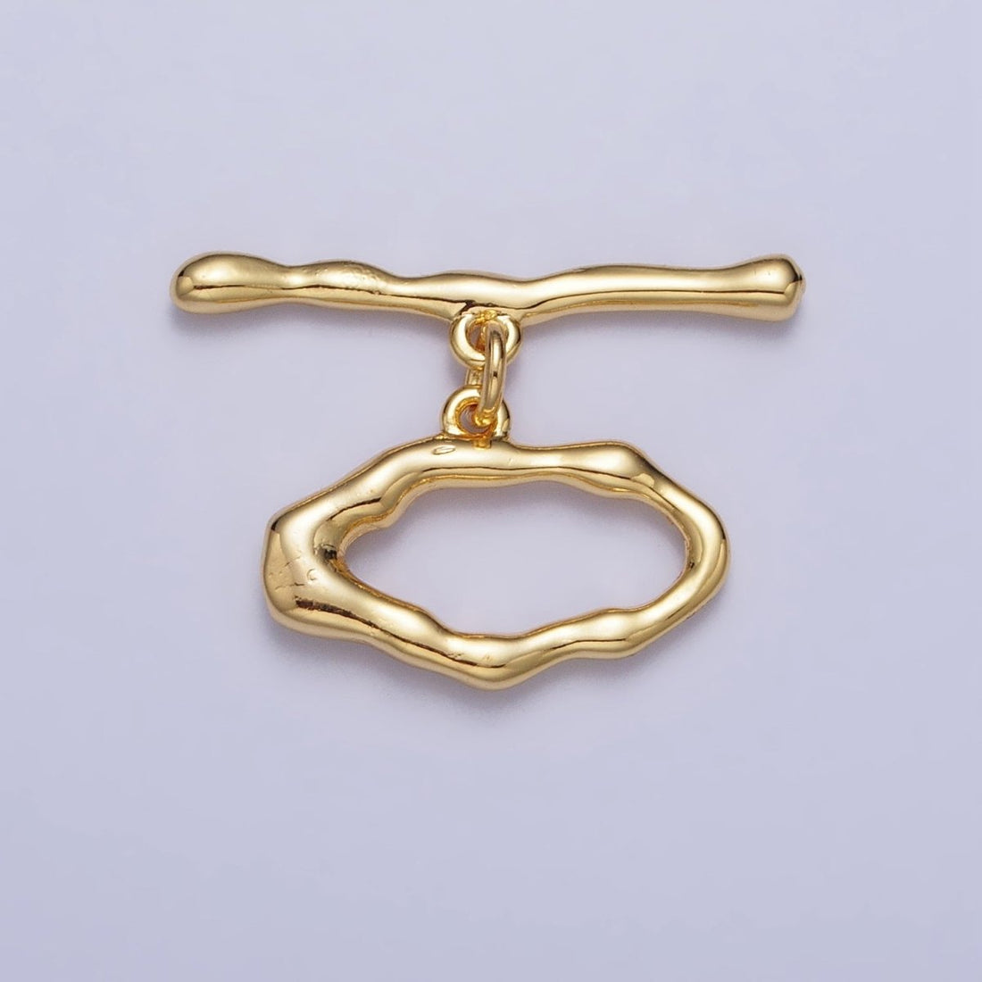 Gold Filled Geometric Abstract Toggle Clasps in Gold &amp; Silver Jewelry Closure Supply | Z-098 Z-099