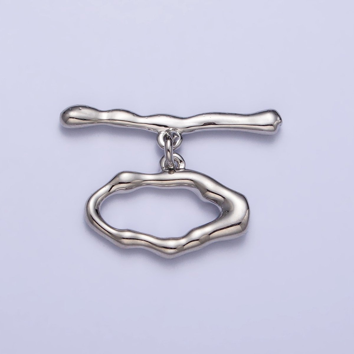 Gold Filled Geometric Abstract Toggle Clasps in Gold &amp; Silver Jewelry Closure Supply | Z-098 Z-099