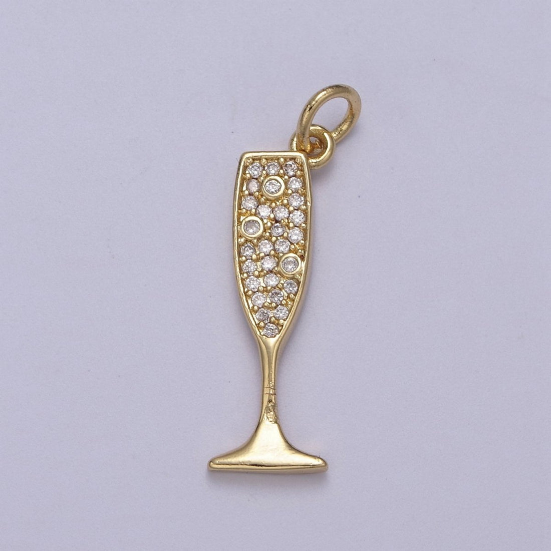 Gold Filled Glass Champagne Bubbly Sparkling Wine For New Year Party Inspired in Gold &amp; Silver N-381 N-382