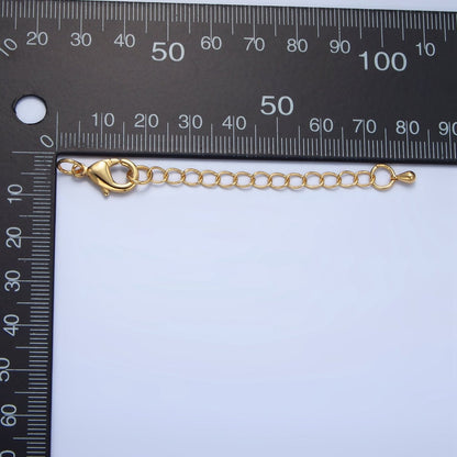 Gold Filled Lobster Clasp with Chain Extender  L-310 L-311