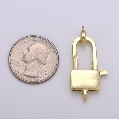 Gold Filled Lock Connector  F-507 F-508
