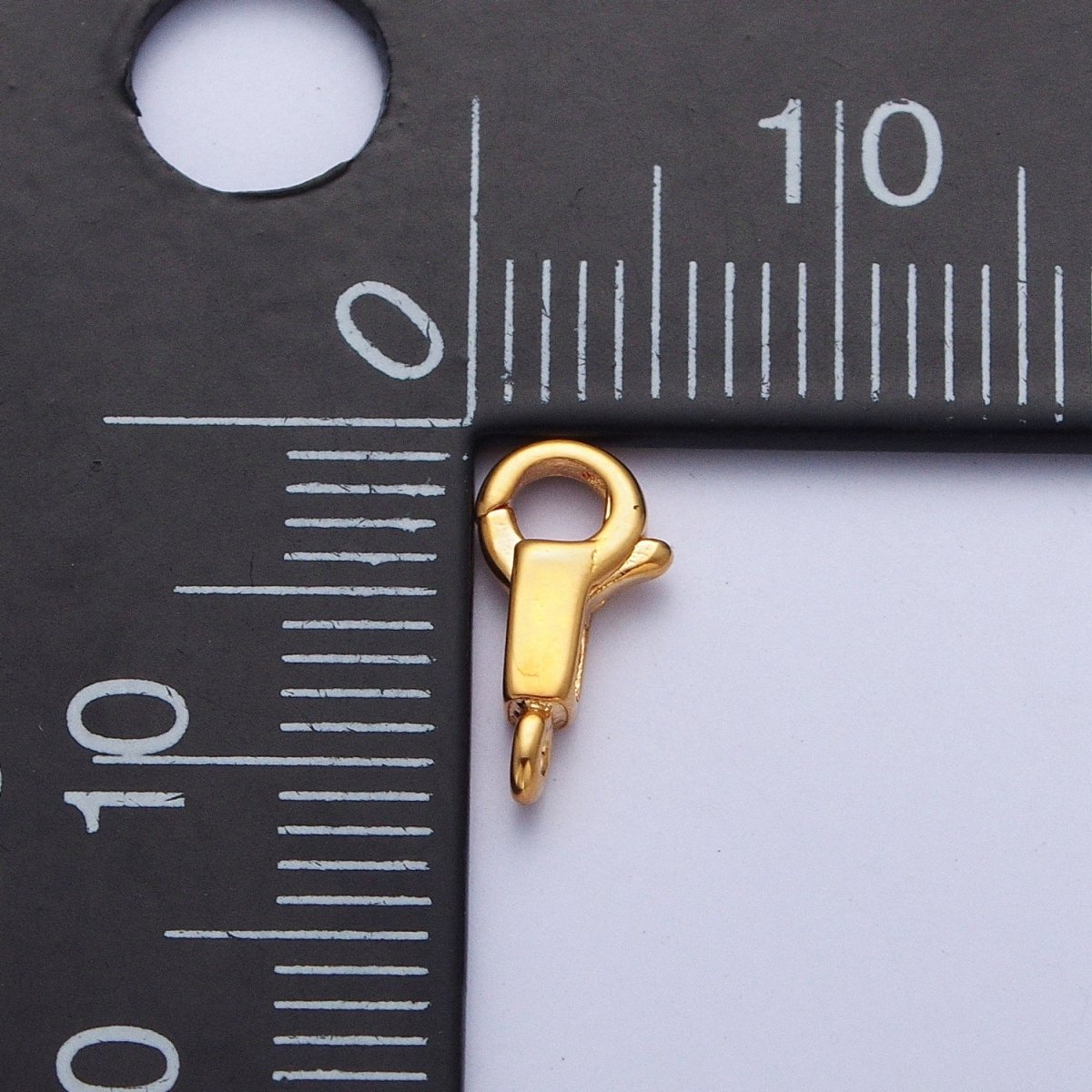Gold Filled Long Body Lobster Clasps Supply, Round Spring Ring Head with Rectangular Body Closure Jewelry Supply  L-870 L-871 L-918