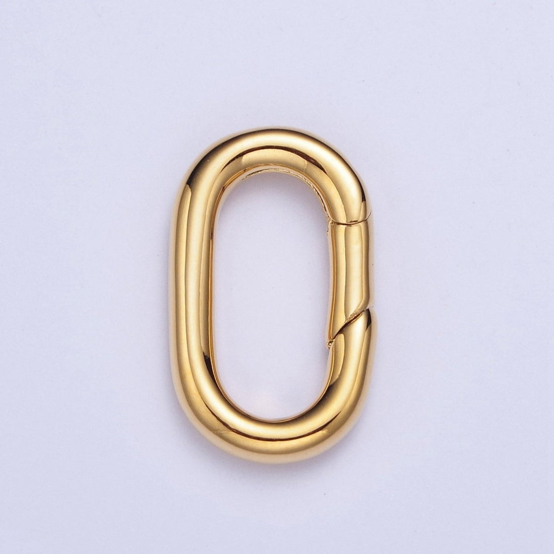 Gold Filled Long Oval Spring Gate For Jewelry Making Supply Closure Charm Holder L-819 L-821