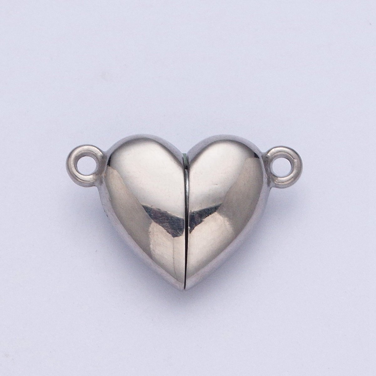 Gold Filled Magnetic Heart Connector Closure in Gold &amp; Silver  G-096 G-097