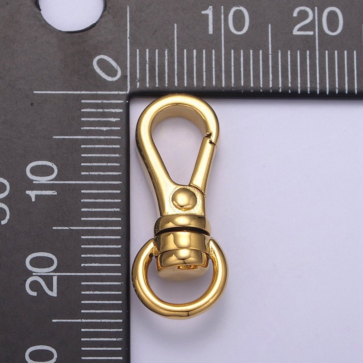 Gold Filled Push In Clasp, Plain Lobster Clasp, Enhancer Link to Charms, 25X10mm L-662 L-663