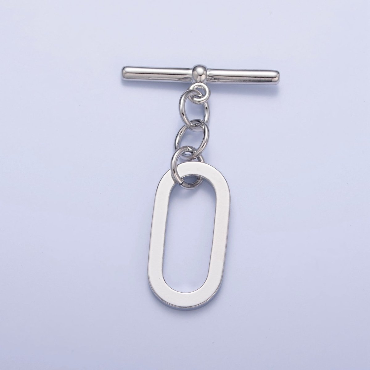 Gold Filled Rectangular Long Oval Toggle Clasps Closure in Gold &amp; Silver  L-747~L-749