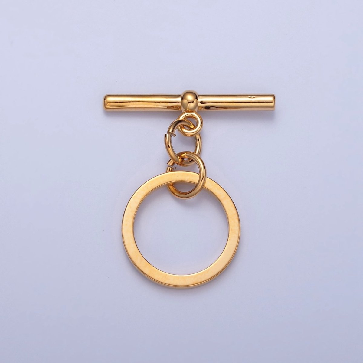 Gold Filled Round Toggle Clasps Closure in Gold &amp; Silver  L-750~L-752
