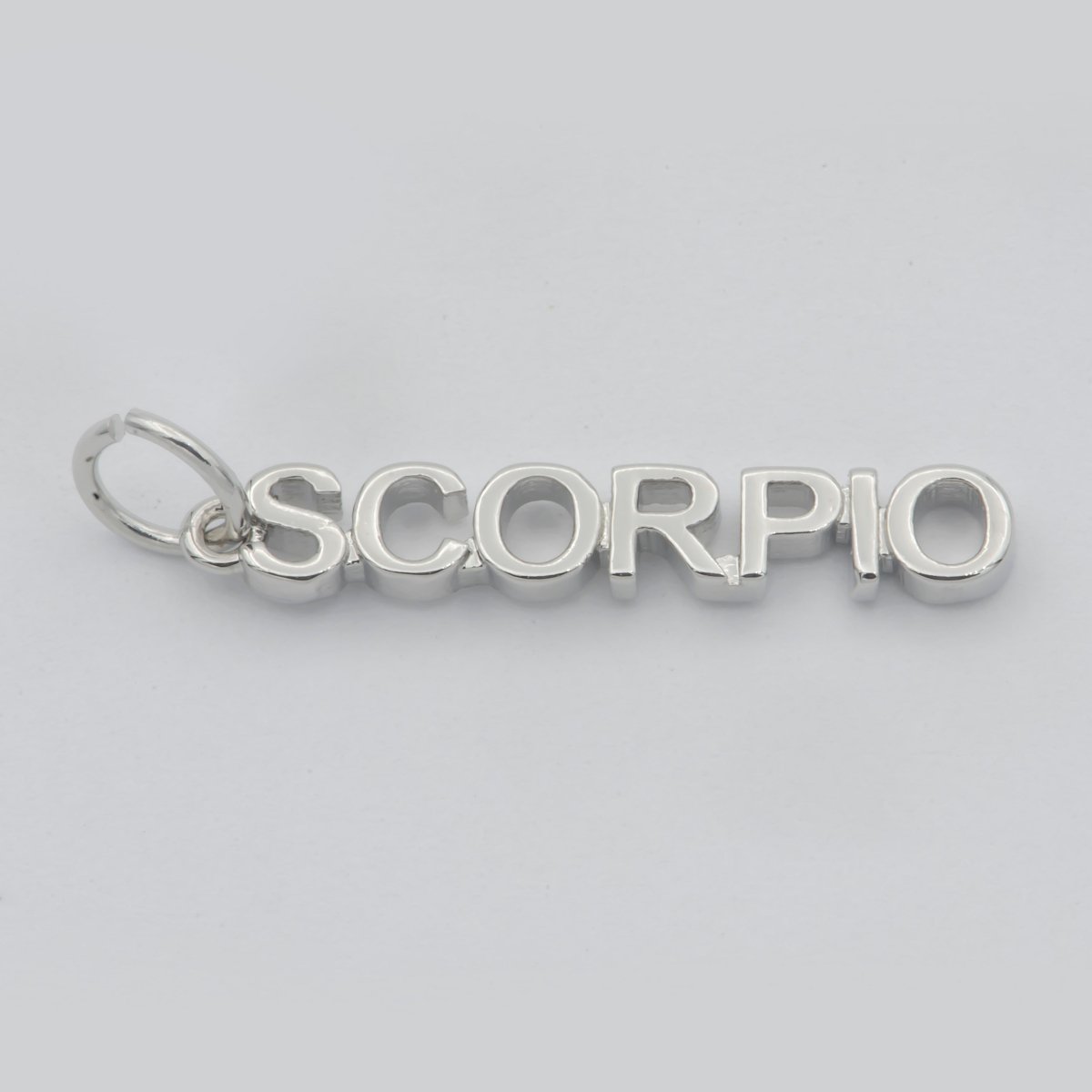 Gold Filled Zodiac Sign Script Words Mini Charm in Gold &amp; Silver | A-A1815-A-A1820 | A-A1839-A-A1844