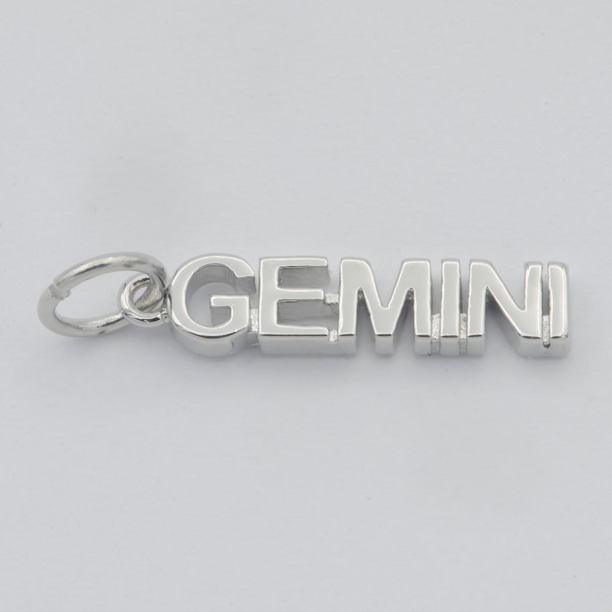 Gold Filled Zodiac Sign Script Words Mini Charm in Gold &amp; Silver | A-A1815-A-A1820 | A-A1839-A-A1844