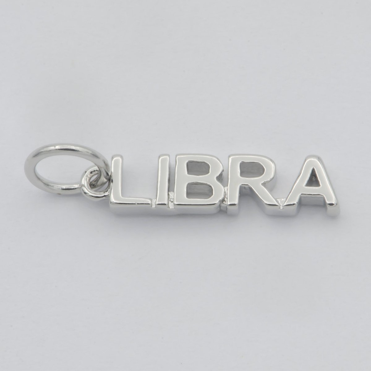 Gold Filled Zodiac Sign Script Words Mini Charm in Gold &amp; Silver | A-A1815-A-A1820 | A-A1839-A-A1844