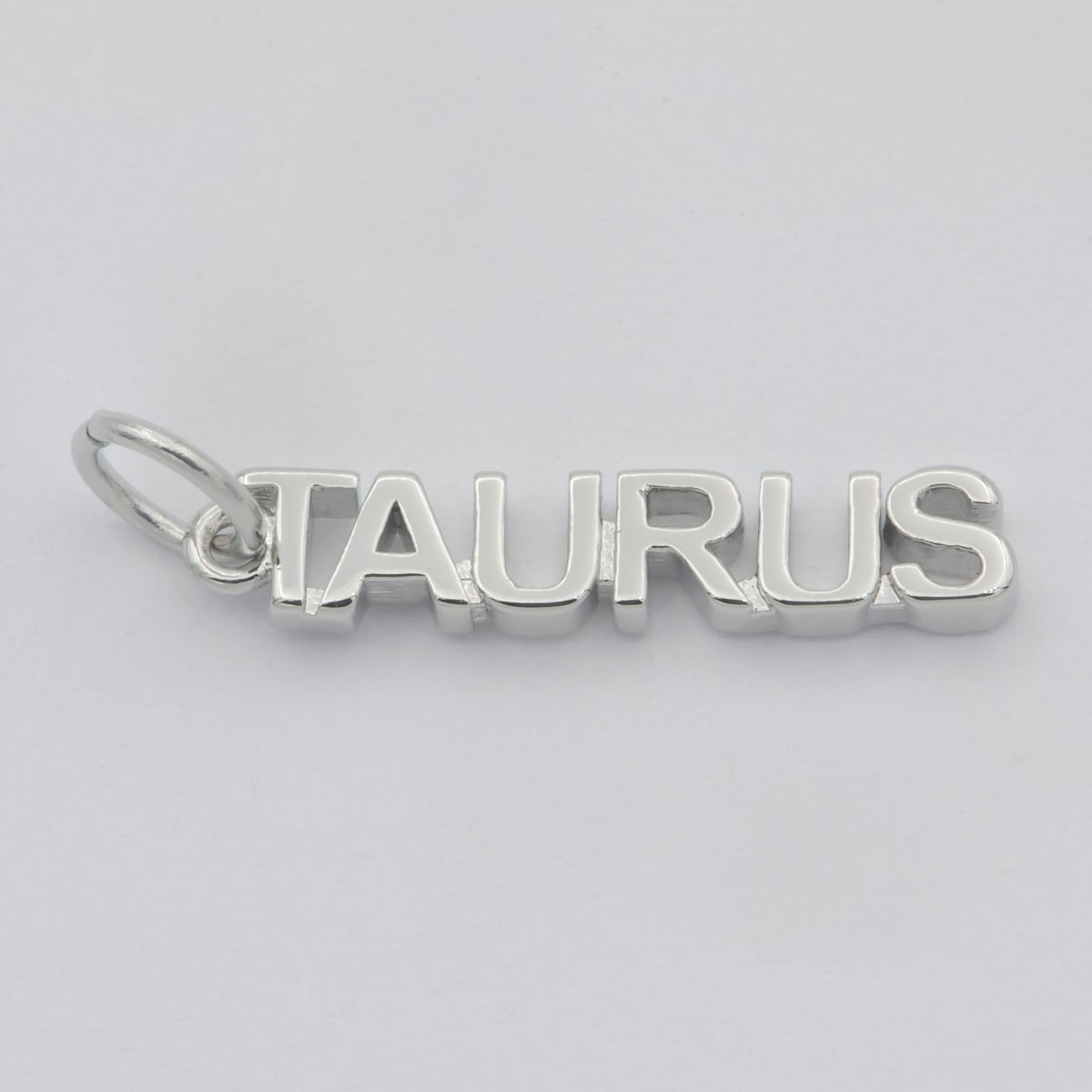 Gold Filled Zodiac Sign Script Words Mini Charm in Gold &amp; Silver | A-A1815-A-A1820 | A-A1839-A-A1844