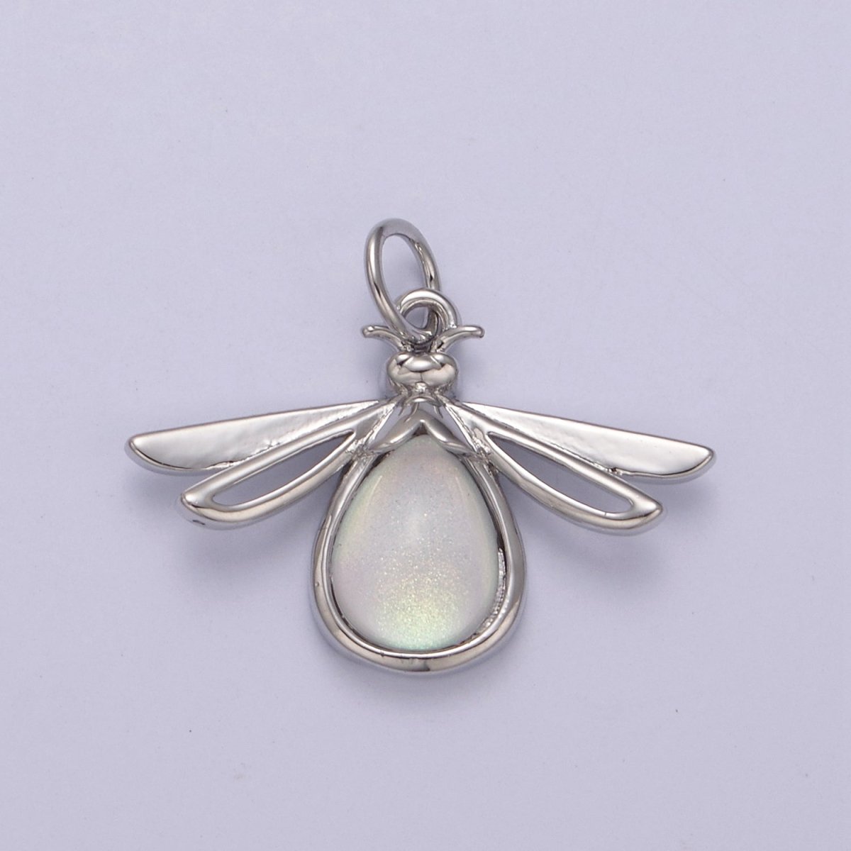 Gold Firefly Dangle Charms You Light Up My Life Pendant for Necklace Bracelet Add on Charm  N-679