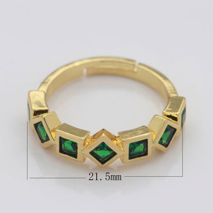 Gold Geometric Ring Stacking Rings | Trendy Ring | Unique Shape Ring | Christmas Holiday Gift