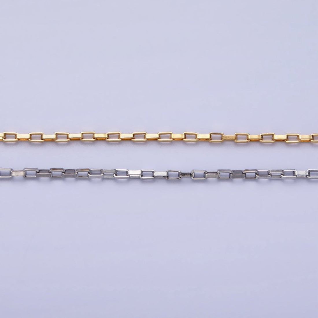 Gold Link Chain Paperclip Chain Necklace Dainty Stainless Steel Link Chain 17.7 inch Jewelry Making | WA-1696 WA-1697 Clearance Pricing