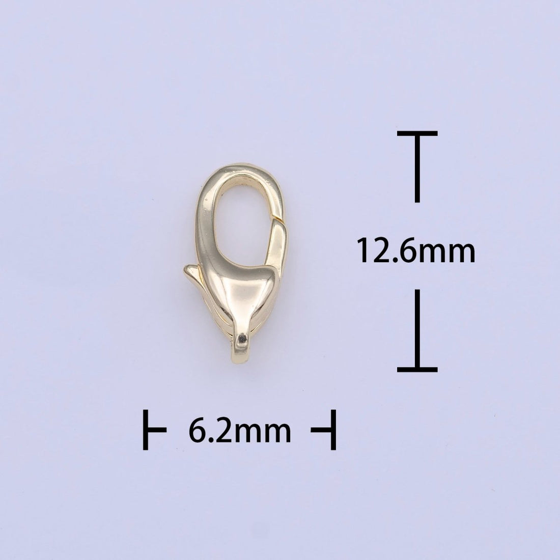 Gold Long Parrot Lobster Clasps Closure Jewelry Supply | K-255