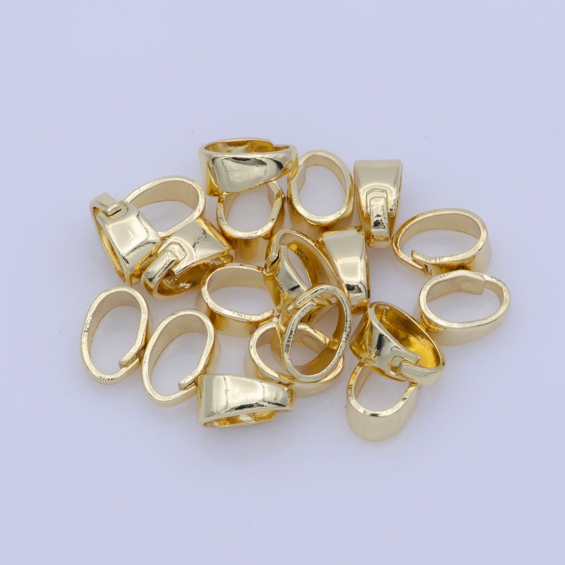 Gold Open Jump Rings Gold Filled Pendant Hook Jewelry Supplies For DIY Jewelry Making Necklace L-396