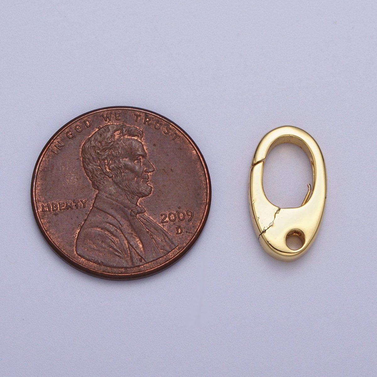 Gold Oval Push Clasps, Push Gate Clasp Silver Small Oval Clasp, Hinged Ring Clasp, Spring Gate Clasp for Bracelet Necklace Z-194 Z-195