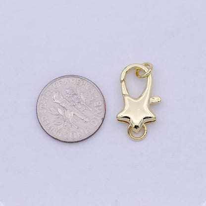 Gold Parrot Clasps Star Clasp Pendant Basic Component Lobster Clasp for Jewelry Supply K-038