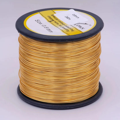 0.3mm, 0.4mm, 0.5mm, 0.6mm, 0.7mm, 0.8mm, 0.9mm, 1mm Minimalist Pliable Jewelry Making Wire by Meter