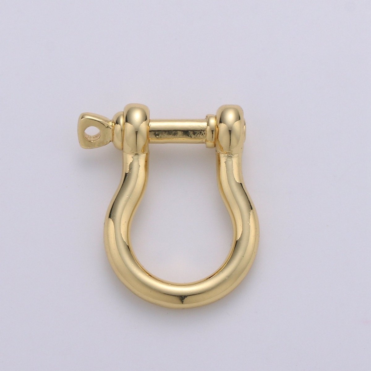 Gold Screw clasp lock, Anchor Shackle, Gold, Silver, Rosegold Black Nautical Bracelet Clasps, Anchor Necklace, Sailor Bracelet Clasp Supply K-931 - K-934