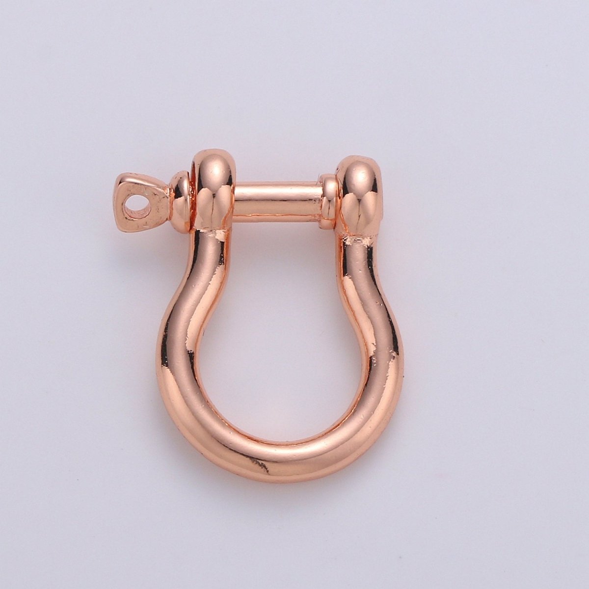 Gold Screw clasp lock, Anchor Shackle, Gold, Silver, Rosegold Black Nautical Bracelet Clasps, Anchor Necklace, Sailor Bracelet Clasp Supply K-931 - K-934