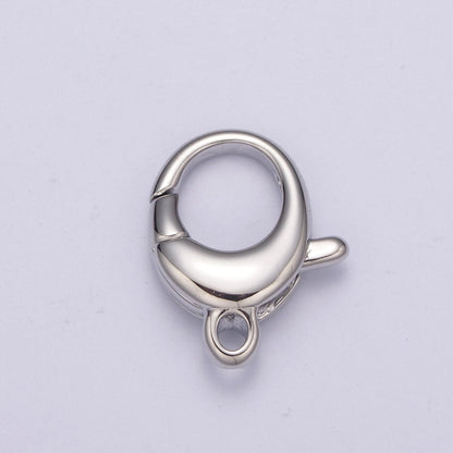 Gold / Silver Lobster Clasps - Oval Style in 24k Gold Filled L-594 L-595